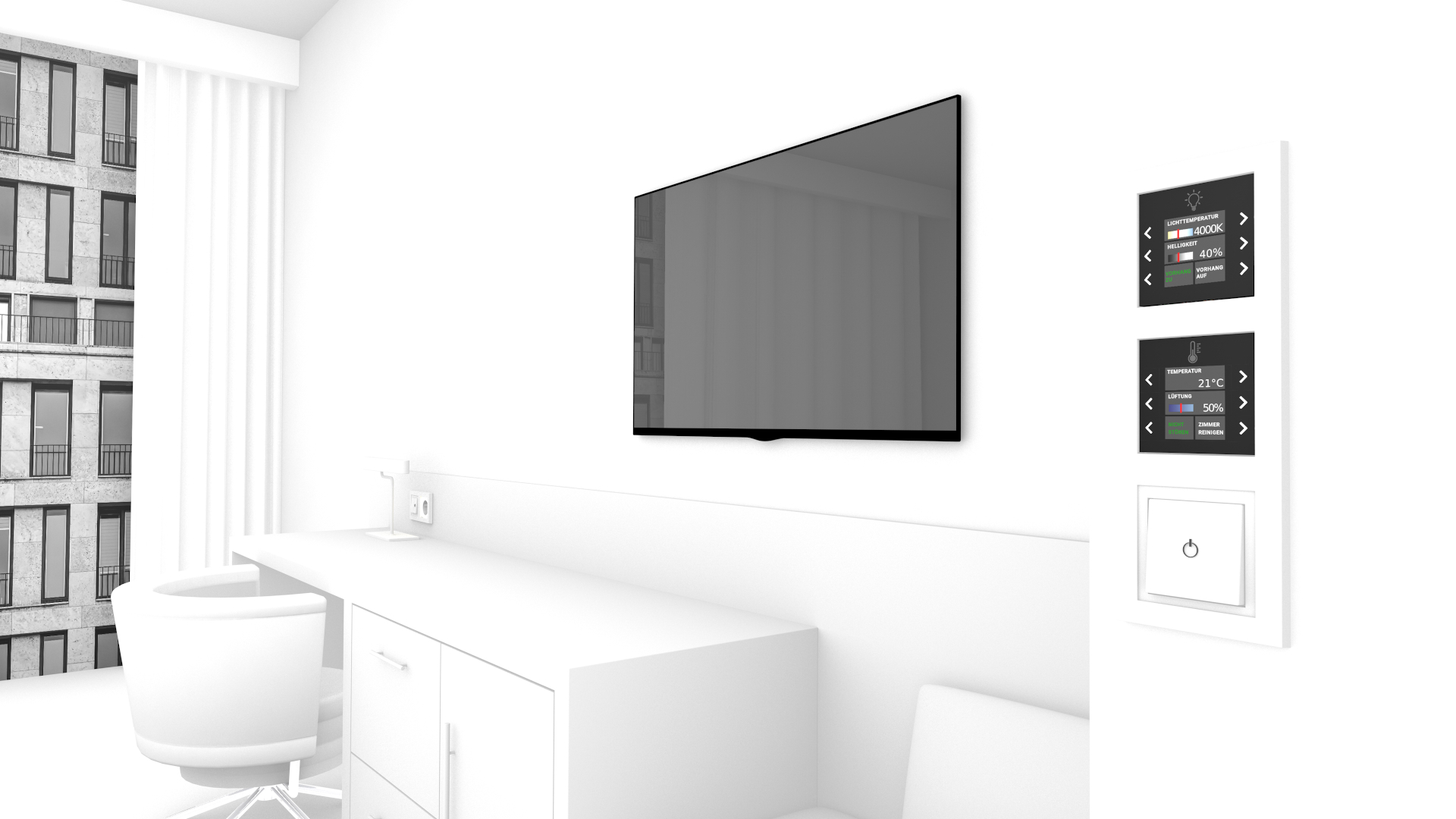 Vorhang Jalousie Regelung