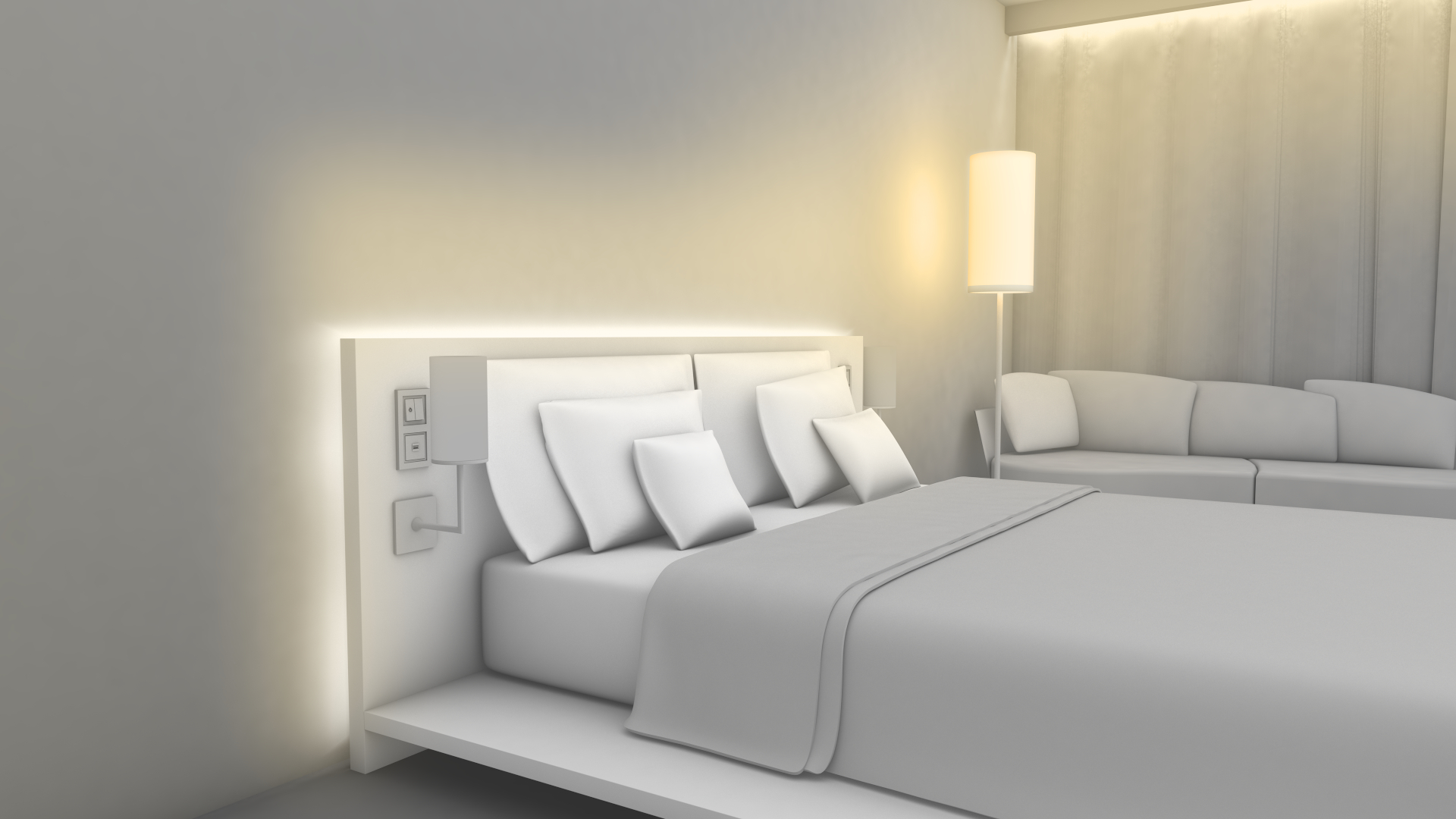 Zimmer Grundbeleuchtung