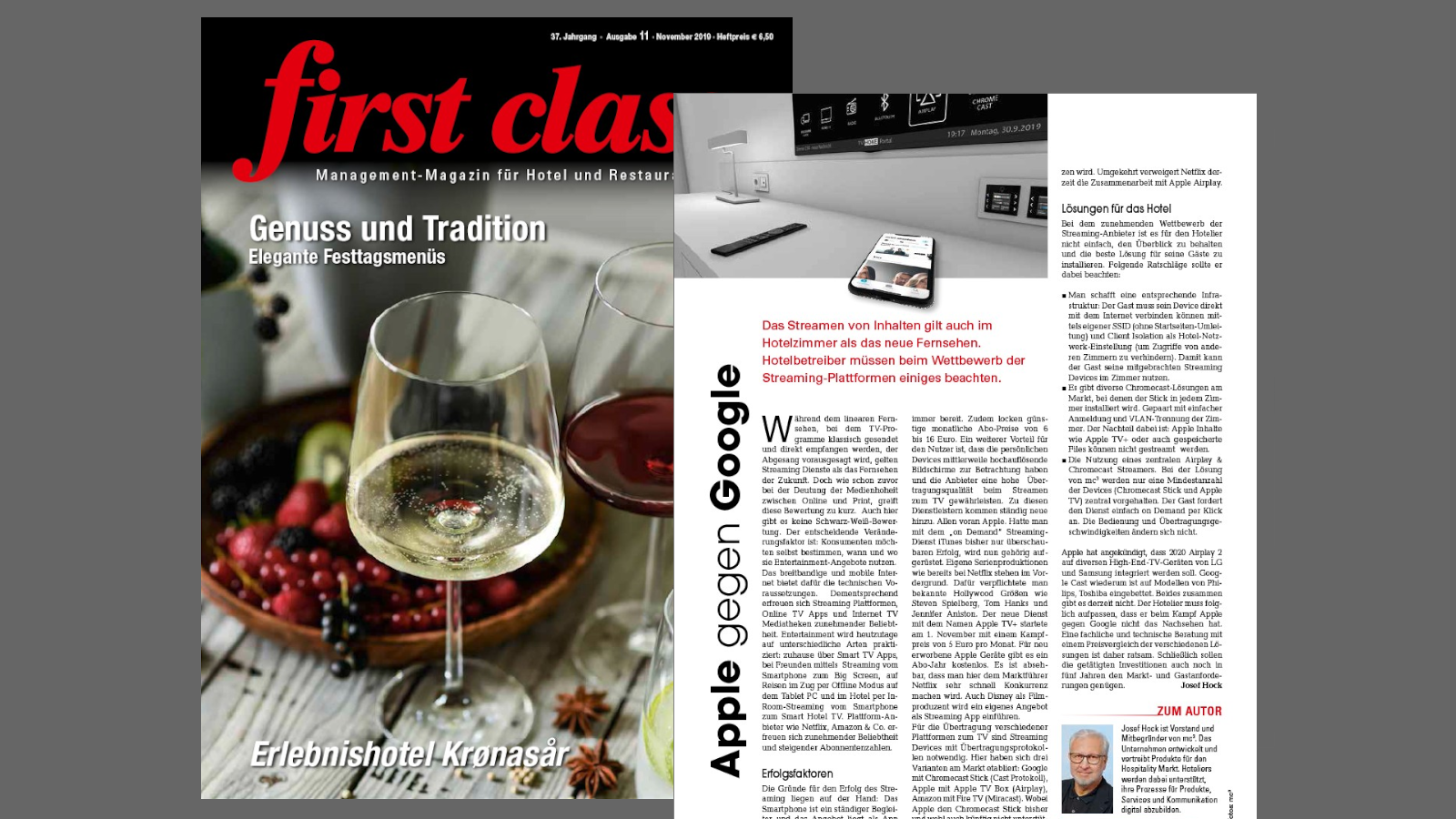 First Class Gastbeitrag