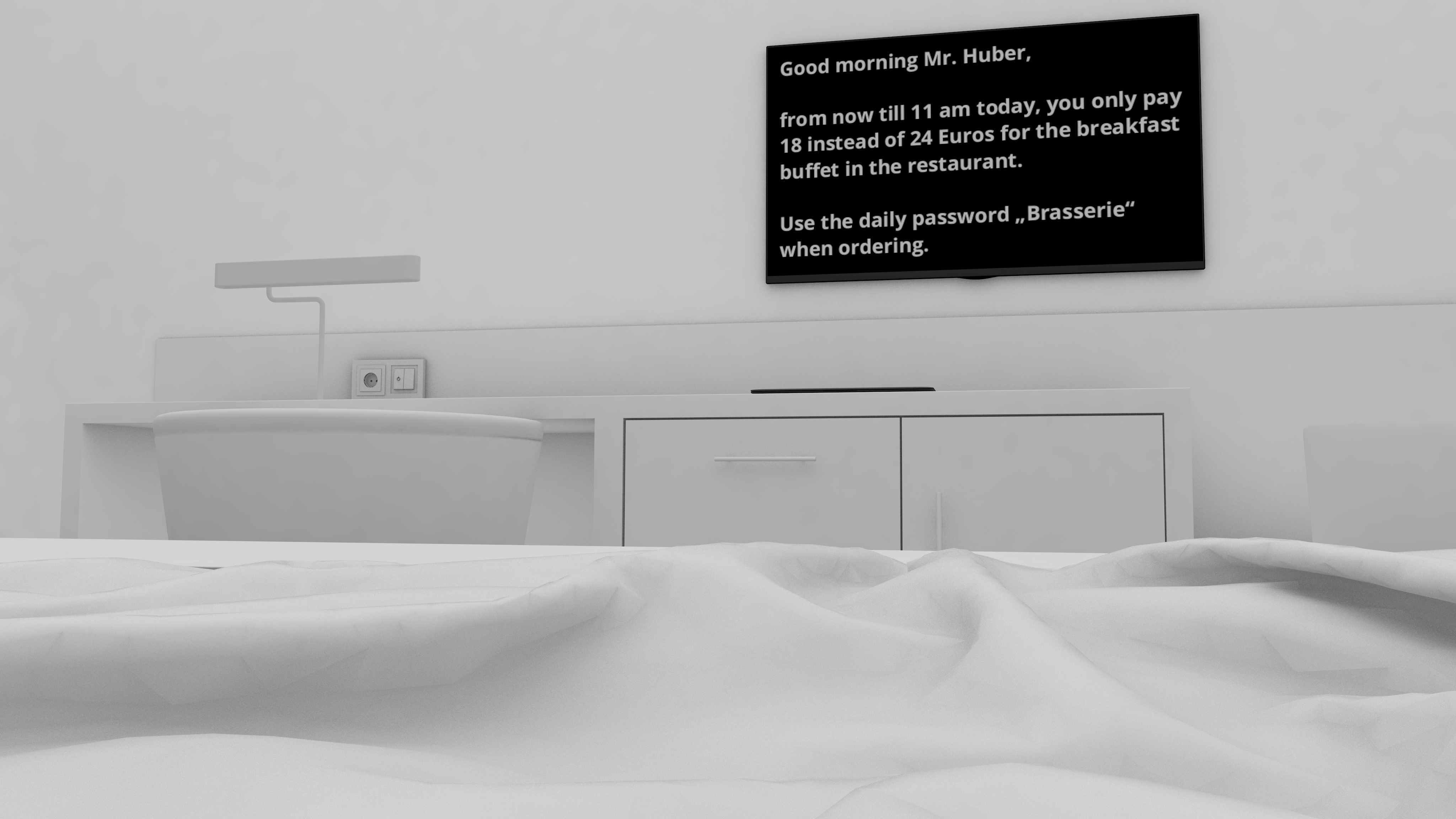 Speisen über soziale Medien präsentieren