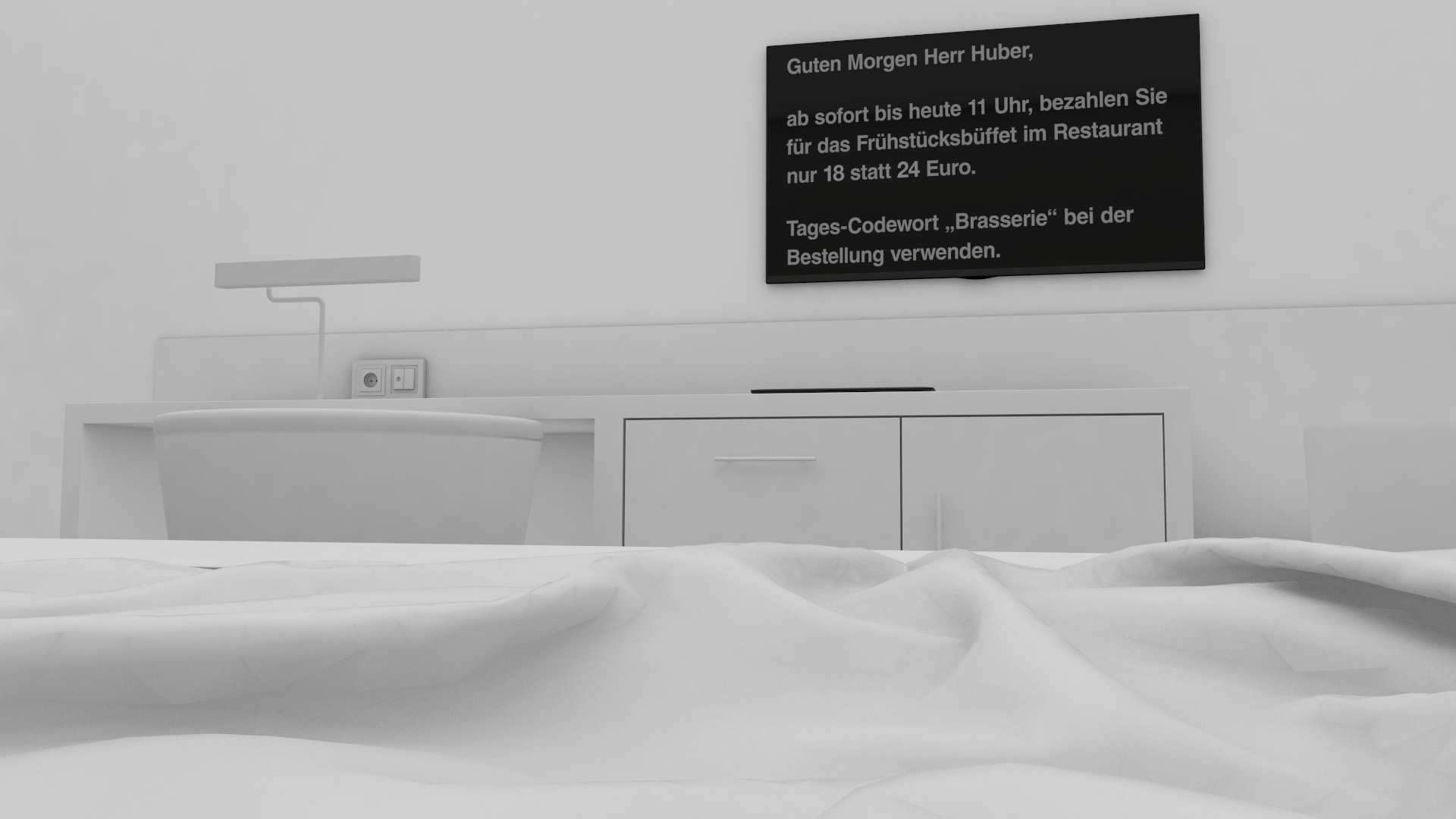 Speisen über soziale Medien präsentieren