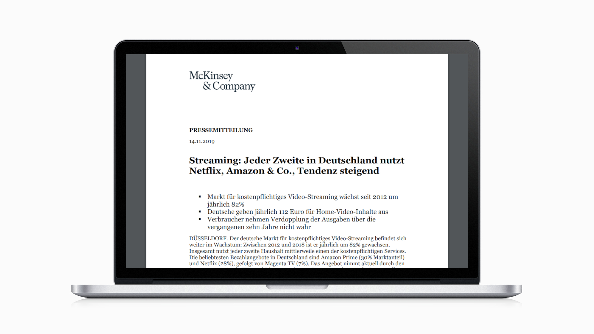 Studie zum Streaming