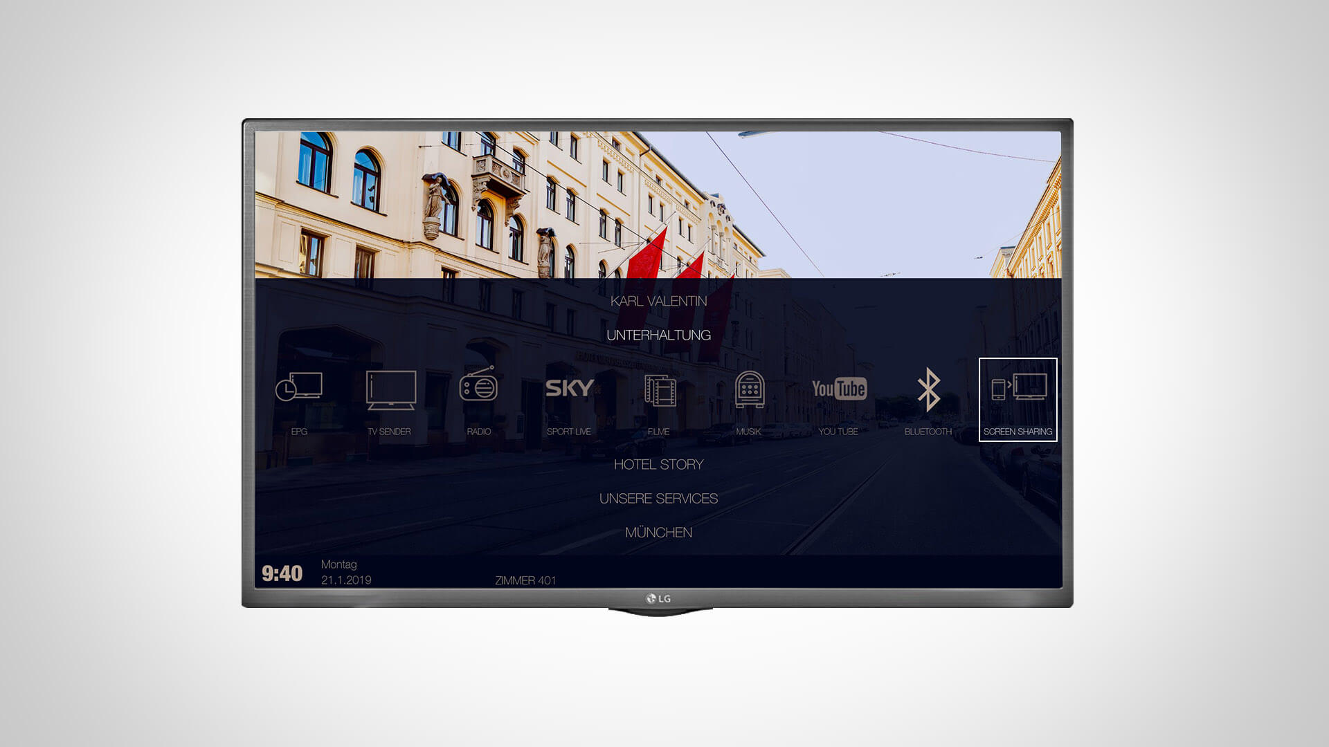 Smart TVs als Bildschirm