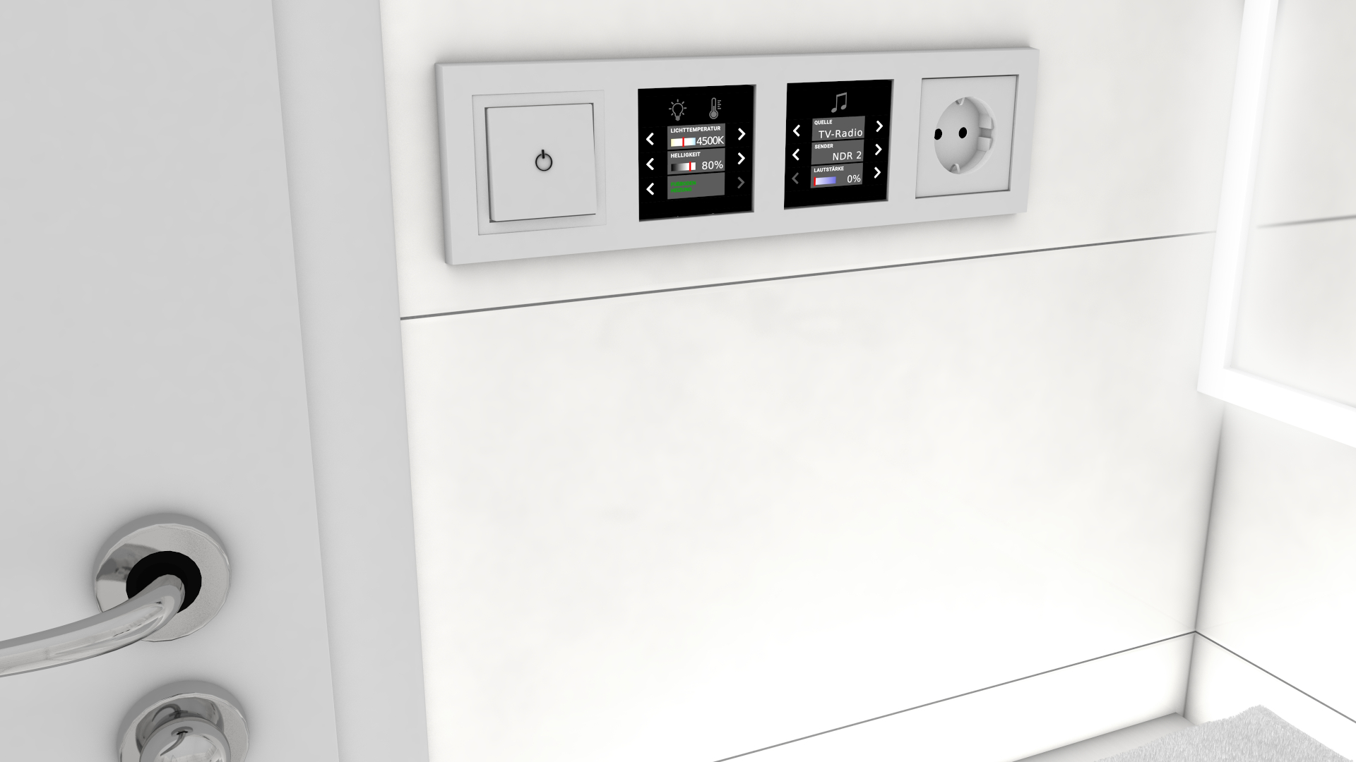 Wandpanel in Gastsprache