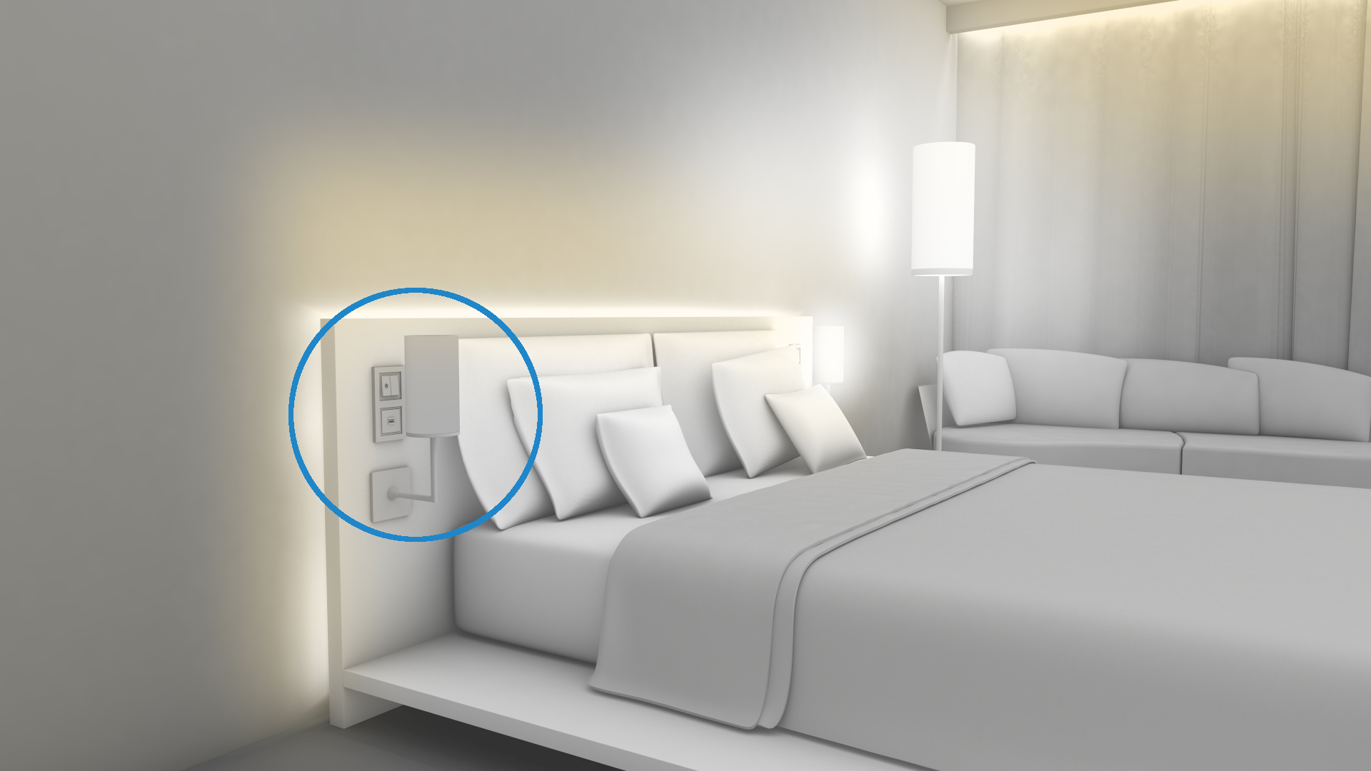 Zustand im Hotelzimmer